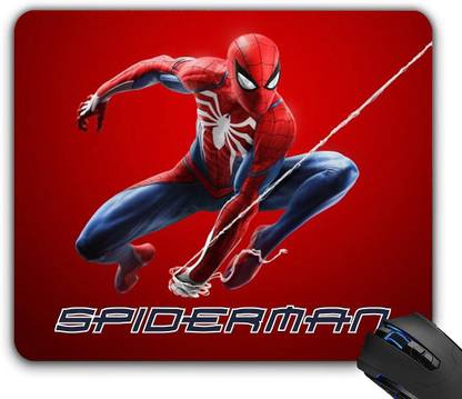 ZORI Avengers - Spiderman Classic RED Background Gaming Mouse Pad - Computer Laptop PC| WFH Office | Anti-Skid, Anti-Slip, Rubber Base | Avengers Superhero Mousepad