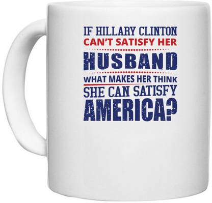 UDNAG White Ceramic Coffee / Tea 'America | Donalt Trump' Perfect for Gifting [330ml] Ceramic Coffee Mug