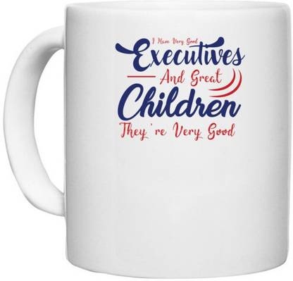 UDNAG White Ceramic Coffee / Tea 'Children | Donalt Trump' Perfect for Gifting [330ml] Ceramic Coffee Mug