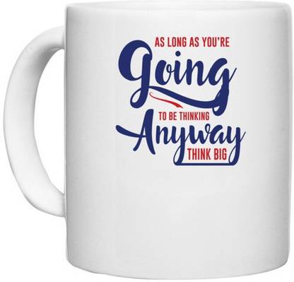 UDNAG White Ceramic Coffee / Tea 'Going anyway | Donalt Trump' Perfect for Gifting [330ml] Ceramic Coffee Mug