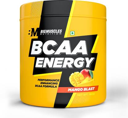 BIGMUSCLES NUTRITION BCAA Energy | Advanced Intra Workout with Micronized Vegan BCAA & Taurine BCAA