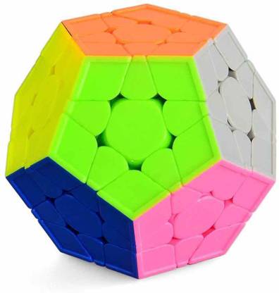 azhari Qyi Megaminx Sculpted Stickerless Pentagon Shaped Rubik Cube