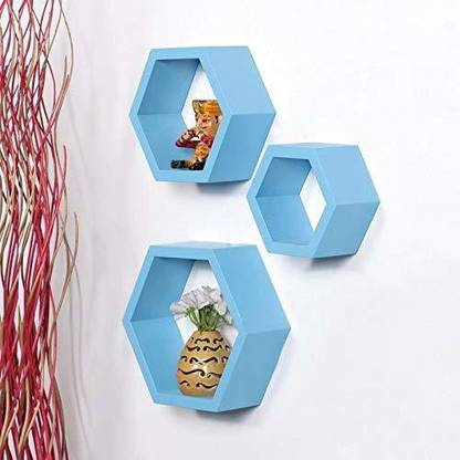 DIVINE DEKOR FHJH-111 MDF (Medium Density Fiber) Wall Shelf