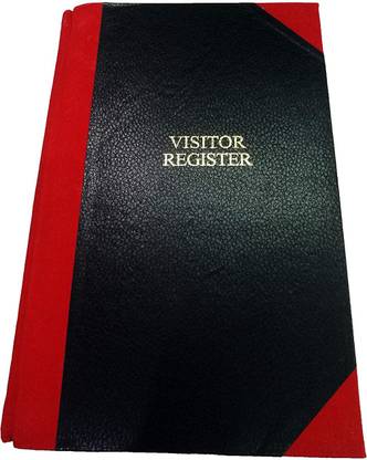 SKY GLORIOUS To record data VIsitor Register - 70 gSm Ledger Paper Visitor ( pages 100-Part 1) 100-Part Visitor Register