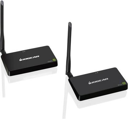 IOGEAR Wireless HD Plug and Play HDMI /TV/Projector Video Audio Extender Kit Wireless Router 5 GHz 10200 Mbps Wifi Speed Single Band Internal & External Antenna NA