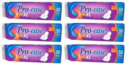 Pro-ease GO LONG XL 6+6+6+6+6+6 Sanitary Pad Sanitary Pad Sanitary Pad