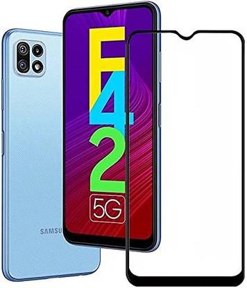 NKCASE Edge To Edge Tempered Glass for Samsung Galaxy F42 5G