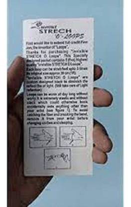A SARKAR MAGIC SHOP INVISIBLE LOOPS MAGIC / STRECH O LOOPS (SET OF 5) / MENTALIST INVISIBLE LOOP THREAD MAGIC TRICK 1 Magic Tricks