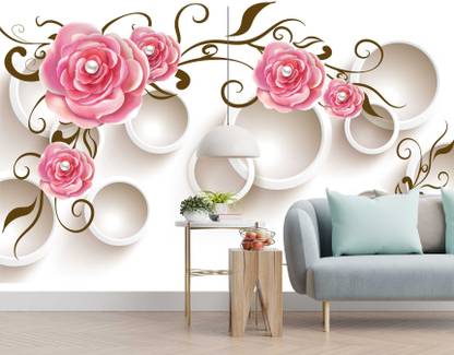 imbue Vinyl Abstract Multicolor Wallpaper