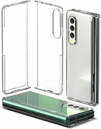 Dhavals Shoppe Back Cover for Crystal Clear UV Scratch Resistance Transparent Compatible with Samsung Galaxy Z Fold3