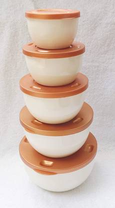 OBIXO Plastic Cookie Jar  - 2700 ml, 1700 ml, 1000 ml, 600 ml, 300 ml