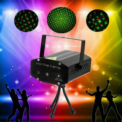 XTRDT Mini LED Laser Projector Decorations Laser Disco Light Disco Ball Set