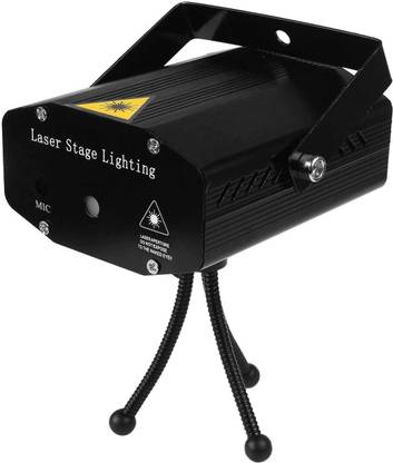 Explorer ™ Holographic Star D J Light Mini Laser Projector Stage Lighting | Fully Adjustable motion Speed | Sound Active & Auto Mode System | Room, Hall , Party , Disco , Kitty Parties Etc Single Disco Ball