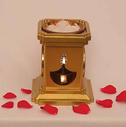 Suvarnadeep Shree swamini SSU-METALLIC GOLD Brass Table Diya