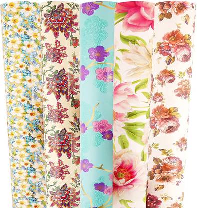 Elegant Casa Floral Gift Paper - 10 Floral Gift Wrapping Paper Paper Gift Wrapper