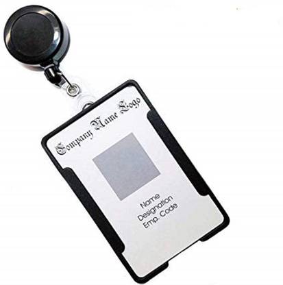I CARDE Plastic ID Badge Holder