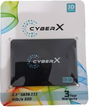 CYBERX Black 128 GB Laptop, Desktop Internal Solid State Drive (SSD) (Pack of 1)