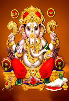 ganesh ji poster for dacor WxH: 13x19 Photographic Paper