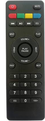 Nij Home Theater Home Theater System Remote Control for woofer System ZEBRONICS Remote Controller