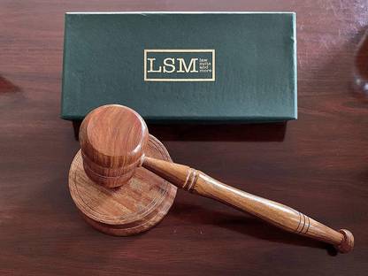 Law Suits And More Gavel Block Decorative Showpiece  -  19.05 cm