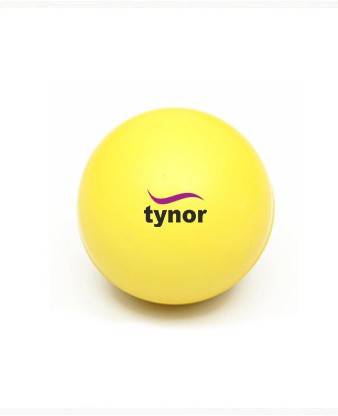 TYNOR Exercising Ball PU, Yellow, Neuro, 1 Unit Supporter