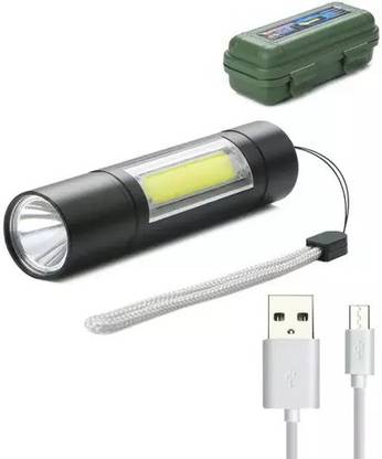 JK Sales Super Bright Mini USB Rechargeable Aluminum Alloy Multi-functions XPE+COB LED Torch Emergency Outdoor LED Tactical Flashlight Usage Emergency · Lamp Body Material Aluminum Alloy · Power Source Rechargeable Battery Torch