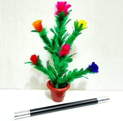 SSR SHOP Magic Wand to Flower ON Pot Magic Trick / Stick to Flower ON Pot Magic 1 Magic Tricks
