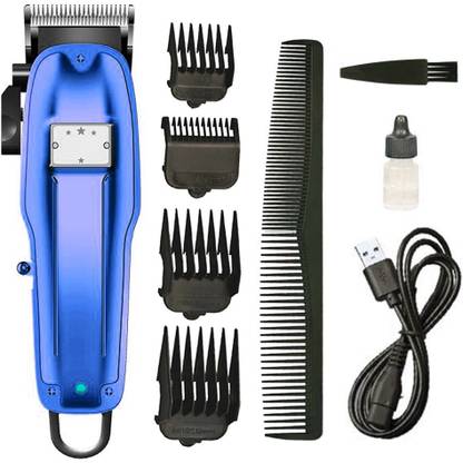 GHVV No.1 Professional Cordless Hair Clipper Beard Trimmer With Adujtable Blade 180 Min Continuous Use With 2200MAH Battery Runtime : 180 Min Grooming Kit For Men & Women Trimmer 180 min  Runtime 4 Length Settings