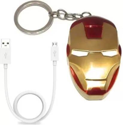CAPSTONE Ironman Face Shape Rechargeable USB Cigarette Wind Proof Lighter Ironman Face_ Lighter Cigarette Lighter