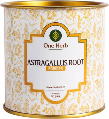 one herb Astragalus Root Powder 50g, Helps with Sleep, Cholesterol & Kidney Functions