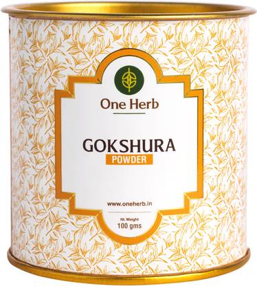 one herb Gokhru - Gokshura Powder 100g, for BodyBuilding, Mens Health & Wellness