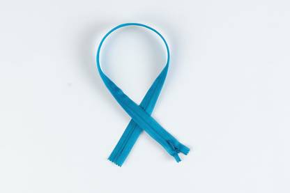 Mohan Shoppe Dark Ferozi color Concealed YKK 18 Inches Zips CHC-26 For Ladies suits, Dresses, Blouses Blue Nylon Invisible Zipper