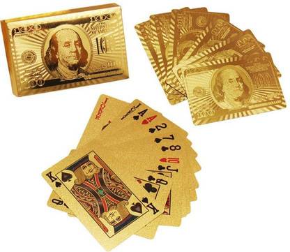Ronix Gold Royal Poker Playing Cards (24K Gold Plated) 54 pcs deck
