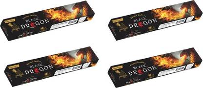 EASY MALL Black Dragon Mosquito Agarbatti ( 4 Box / Packet 48 with 480 Sticks ) Dhoop