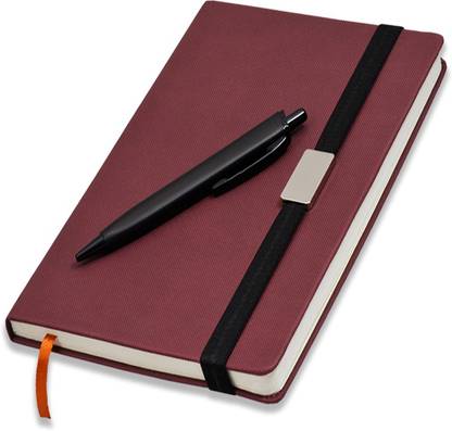 COI Diary with Elastic Lock A5 Pocket Planner Giftset for Men | Women with Pen A5 Diary RULED 192 Pages