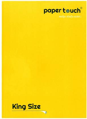 RMC |Paper Touch King Size|(pack of 6) | Regular Notebook Ruled | 172 Pages