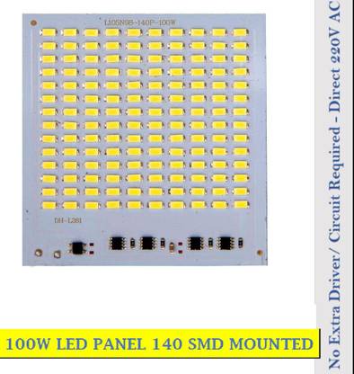 SG Flash 140 SMD led circuit board kit for 100 watt led light or 100w Led flood light |Light Board|Led Panel|Led Board Electronic Components Electronic Hobby Kit