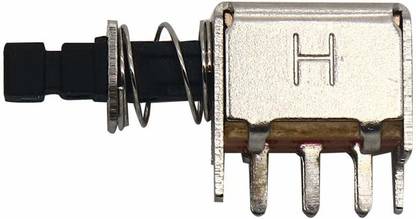 Electronic Spices Pack Of 20 Horizontal Locked Push Button Switch With 6 Pins Electronic Components Electronic Hobby Kit