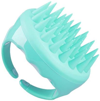 veniqe Shampoo Massager Brush Scalp Exfoliator for Dandruff Removal, Waterproof Shower Scalp Scrubber Tool for Hair Growth, Ultra-long Silicone Bristles, Easily Reach the Root of Thick Curly Hair - 1 pack