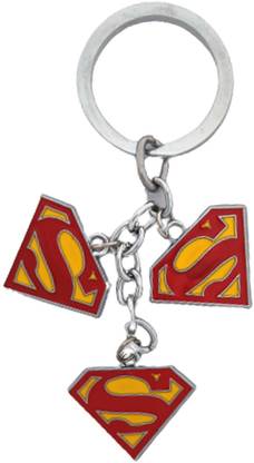 SHOKY LOOKS 3 token superman style logo original multicolor design high quality Key Chain