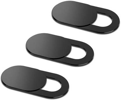 REC Trade Webcam Cover Ultra-Thin Slide Privacy Protector Camera Cover, Shutter Plastic Universal Camera Cover Web Cam Slider Privacy Sticker for Laptop, Tablet, Smartphones. (Pack of 3) (RTT-WBC-0183) Combo Set