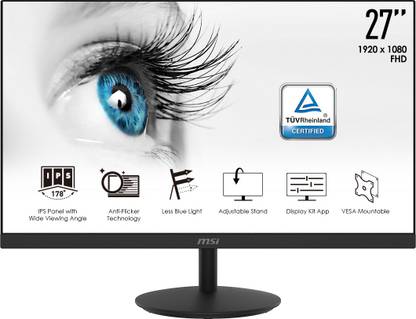 MSI 68.58 cm (27 inch) Full HD IPS Panel Monitor (PRO MP271(3PA2))