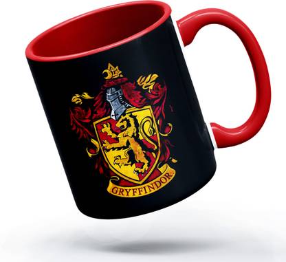 The Kamy Ceramic Coffee in Red Colour for Harry potter | Gryffindor Lover, Printed on Both The Sides. (350 ML) (D5) Ceramic Coffee Mug