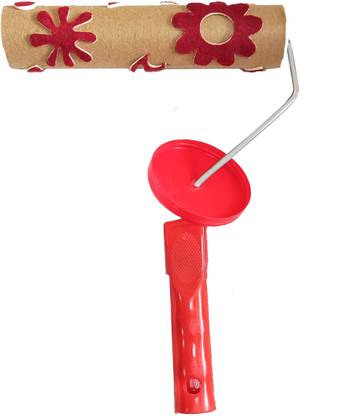 Preili's FLOWER Design Roller D9 PP85 Two_Flower Roller Paint Roller