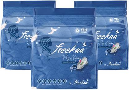 Freekaa Fly Super Ultra Thin 7 Layer Protection with Anion Chip High Grade Non Woven Sheet Sanitary Pads for Women Sanitary Pad