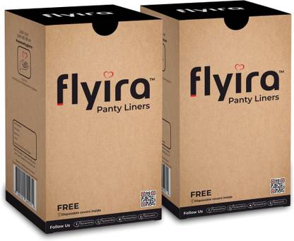 Flyira Panty Liners | Pack of 2 | Box of 40 Pantyliner
