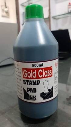 GoldClass Stamp Pad Ink(500ml)(Green) Stamp Pad Ink