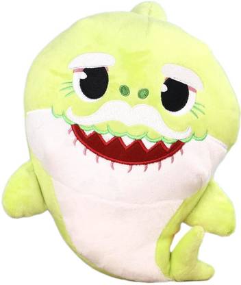 My Baby Excel Green Grandpa Shark Plush 20 cm  - 20 cm