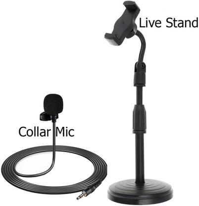 SOJUBA Top Selling Broadcast & Microphone Stand, +Free Collar Mic Mobile Holder, Portable to Attend Online Classes, Watch Movies Shooting Videos, for Youtubers for All Smartphones Universal Mobile Tripod Stand Heavy Duty Multi-Functional Live Broadcast Desk Table Clip Bracket Table Mount Cell Phone Support Holder ,Gimbal Stabilizer Tripod, Tripod Clamp, Tripod Kit, Monopod Kit, Monopod, Tripod Bracket, Tripod Ball Head Tripod, Tripod Kit, Monopod, Monopod Kit, Tripod Clamp, Tripod Bracket, Tripod Ball Head