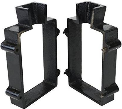 Luxuro Cast Iron 2-Piece Mold Frame Dimensions: 4-3/4" high x 2-7/8" wide x 2" depth.